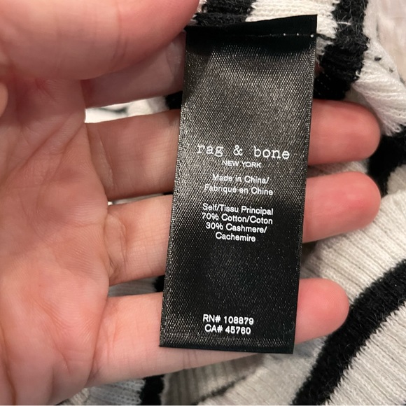 rag & bone Kate Turtleneck Long Sleeve Rib Dress Small S - Picture 3 of 7